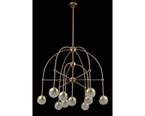 Купить Люстра на штанге Crystal Lux TRUENA SP-PL6+3+1 BRONZE| VIVID-LIGHT.RU