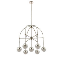 Люстра на штанге Crystal Lux TRUENA SP-PL6+1 NICKEL