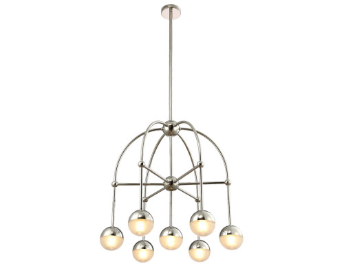 Заказать Люстра на штанге Crystal Lux TRUENA SP-PL6+1 NICKEL| VIVID-LIGHT.RU