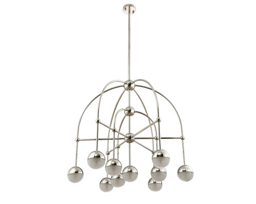 Оформить заказ Люстра на штанге Crystal Lux TRUENA SP-PL6+3+1 NICKEL| VIVID-LIGHT.RU