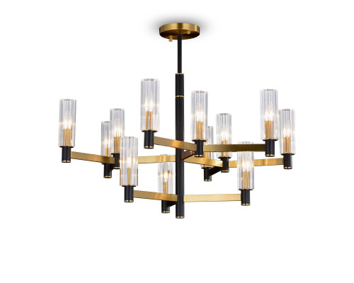 Купить Люстра на штанге Freya FR5167PL-12BS| VIVID-LIGHT.RU