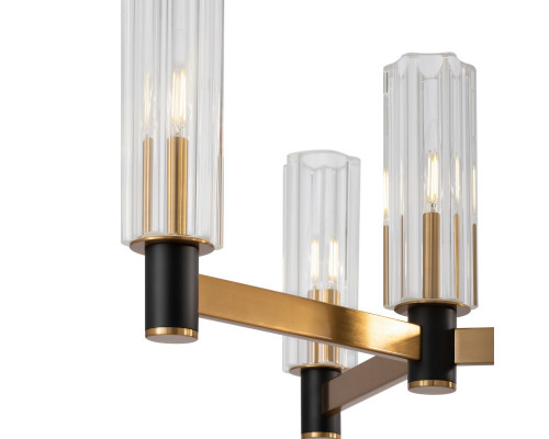 Купить Люстра на штанге Freya FR5167PL-12BS| VIVID-LIGHT.RU