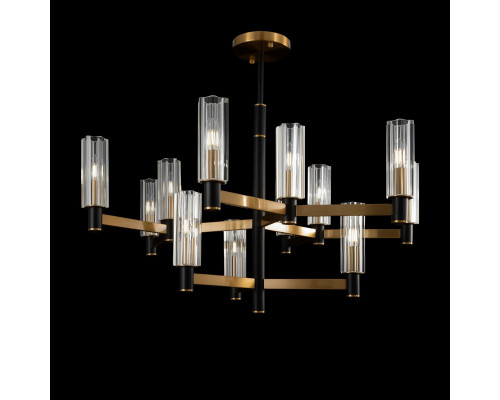 Купить Люстра на штанге Freya FR5167PL-12BS| VIVID-LIGHT.RU