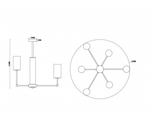Заказать Люстра на штанге Freya FR5184PL-06CH| VIVID-LIGHT.RU