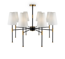 Люстра на штанге Freya FR5196PL-08BBS