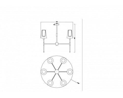 Сделать заказ Люстра на штанге Freya FR5196PL-06BBS| VIVID-LIGHT.RU