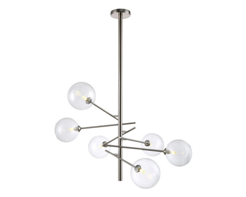 Оформить заказ Люстра на штанге Crystal Lux MARCOS SP6 NICKEL| VIVID-LIGHT.RU