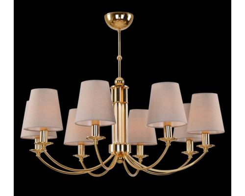 Сделать заказ Люстра на штанге Crystal Lux CAMILA SP8 GOLD| VIVID-LIGHT.RU