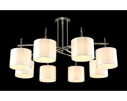 Купить Люстра на штанге Crystal Lux SERGIO PL8 NICKEL| VIVID-LIGHT.RU