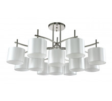 Люстра на штанге Crystal Lux SERGIO PL8+4 NICKEL