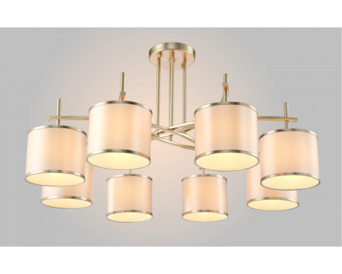 Заказать Люстра на штанге Crystal Lux SERGIO PL8 GOLD| VIVID-LIGHT.RU