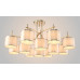 Заказать Люстра на штанге Crystal Lux SERGIO PL8+4 GOLD| VIVID-LIGHT.RU