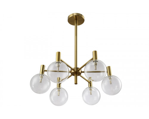 Заказать Люстра на штанге Crystal Lux ANDRES SP6 BRONZE/TRANSPARENTE| VIVID-LIGHT.RU