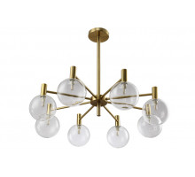 Люстра на штанге Crystal Lux ANDRES SP8 BRONZE/TRANSPARENTE