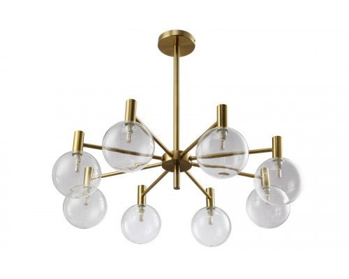 Заказать Люстра на штанге Crystal Lux ANDRES SP8 BRONZE/TRANSPARENTE| VIVID-LIGHT.RU