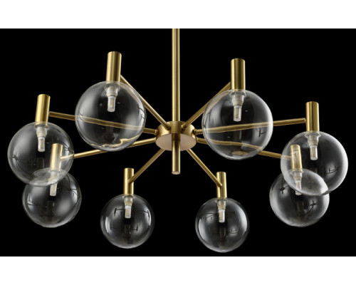 Заказать Люстра на штанге Crystal Lux ANDRES SP8 BRONZE/TRANSPARENTE| VIVID-LIGHT.RU