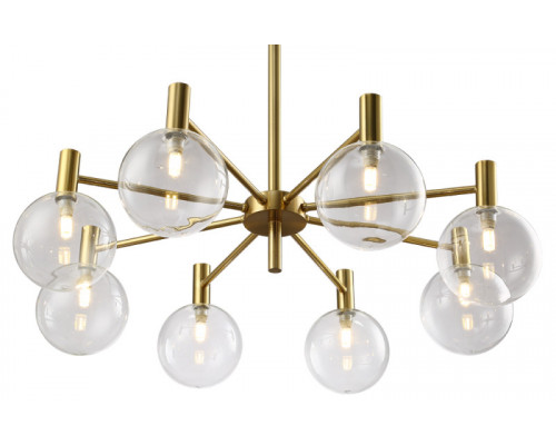 Заказать Люстра на штанге Crystal Lux ANDRES SP8 BRONZE/TRANSPARENTE| VIVID-LIGHT.RU