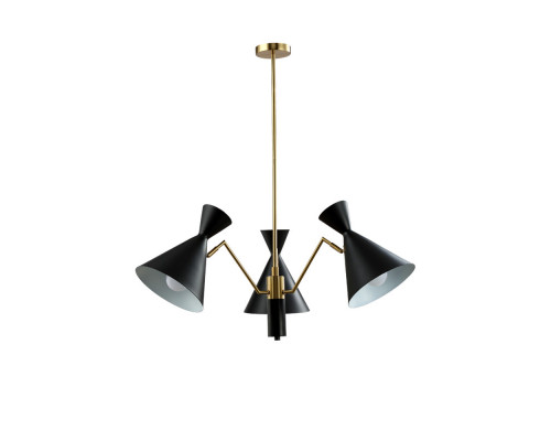 Заказать Люстра на штанге Crystal Lux JOVEN SP3 GOLD/BLACK| VIVID-LIGHT.RU