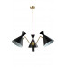 Заказать Люстра на штанге Crystal Lux JOVEN SP3 GOLD/BLACK| VIVID-LIGHT.RU