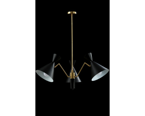 Заказать Люстра на штанге Crystal Lux JOVEN SP3 GOLD/BLACK| VIVID-LIGHT.RU