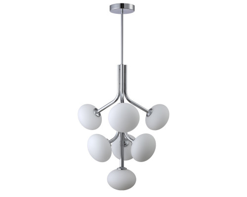 Сделать заказ Люстра на штанге Crystal Lux ALICIA SP7 CHROME/WHITE| VIVID-LIGHT.RU