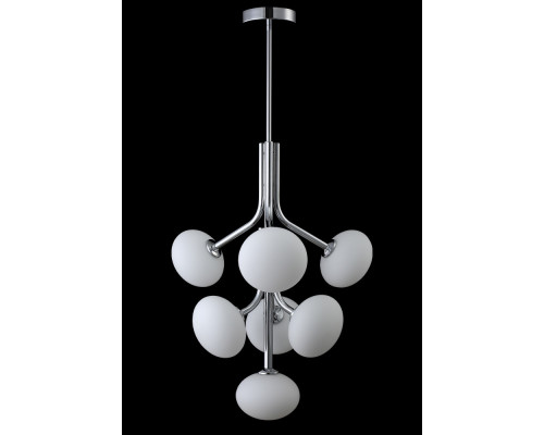 Сделать заказ Люстра на штанге Crystal Lux ALICIA SP7 CHROME/WHITE| VIVID-LIGHT.RU