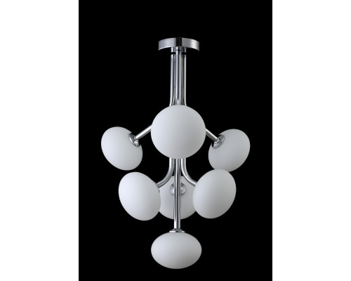 Сделать заказ Люстра на штанге Crystal Lux ALICIA SP7 CHROME/WHITE| VIVID-LIGHT.RU