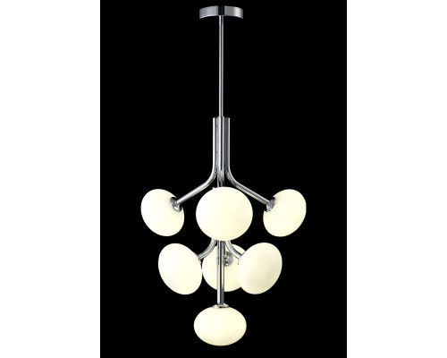 Сделать заказ Люстра на штанге Crystal Lux ALICIA SP7 CHROME/WHITE| VIVID-LIGHT.RU