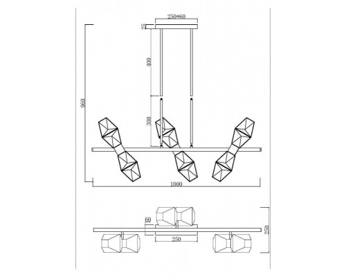 Оформить заказ Люстра на штанге Maytoni MOD325PL-06G| VIVID-LIGHT.RU