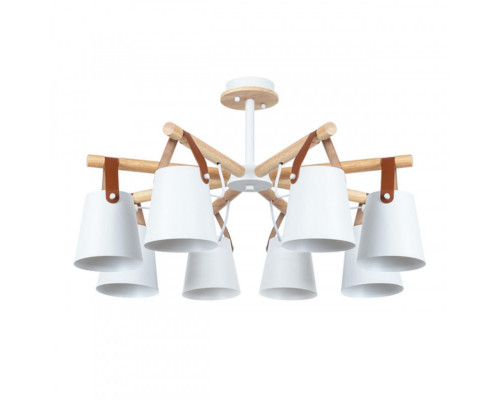 Сделать заказ Люстра на штанге ARTE Lamp A7032PL-8WH| VIVID-LIGHT.RU
