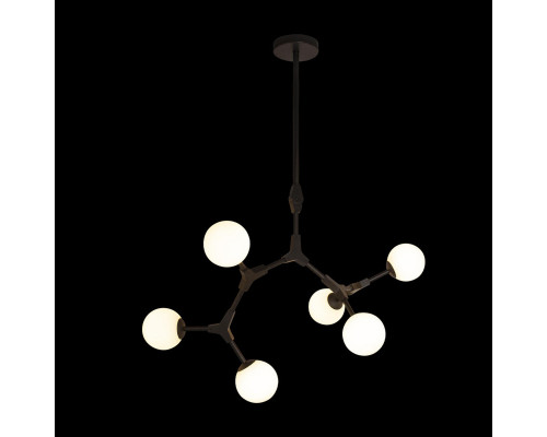 Оформить заказ Люстра на штанге LOFT IT 10191/6 Black| VIVID-LIGHT.RU