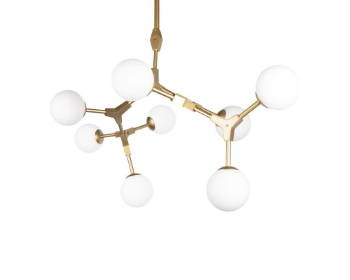Купить Люстра на штанге LOFT IT 10191/8 Gold| VIVID-LIGHT.RU