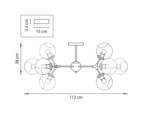 Купить Люстра на штанге Lightstar 785083| VIVID-LIGHT.RU