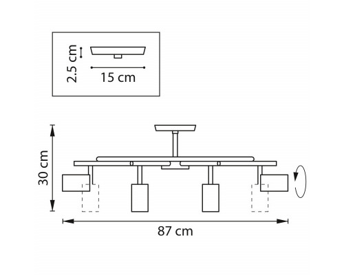 Купить Люстра на штанге Lightstar LR718374364| VIVID-LIGHT.RU