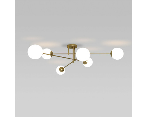 Сделать заказ Люстра на штанге Eurosvet 30181/6 латунь| VIVID-LIGHT.RU