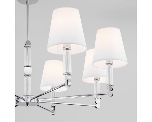 Оформить заказ Люстра на штанге Eurosvet 60145/8 хром| VIVID-LIGHT.RU