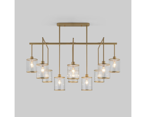 Сделать заказ Люстра на штанге Eurosvet 60144/10 золото| VIVID-LIGHT.RU