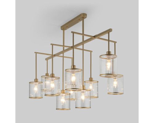 Сделать заказ Люстра на штанге Eurosvet 60144/10 золото| VIVID-LIGHT.RU