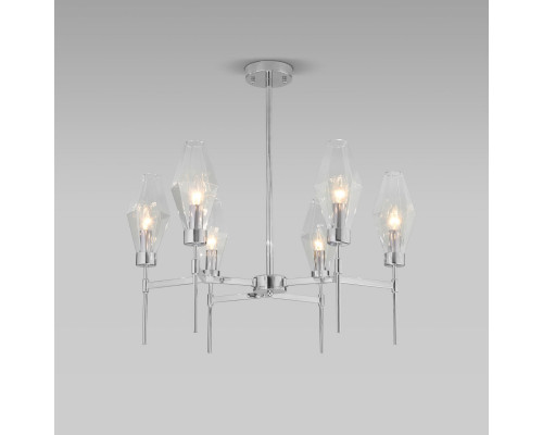 Заказать Люстра на штанге Eurosvet 60143/6 хром| VIVID-LIGHT.RU
