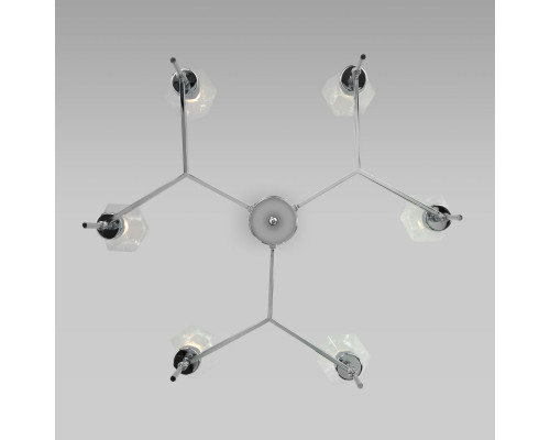 Заказать Люстра на штанге Eurosvet 60143/6 хром| VIVID-LIGHT.RU