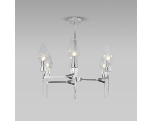 Заказать Люстра на штанге Eurosvet 60143/6 хром| VIVID-LIGHT.RU