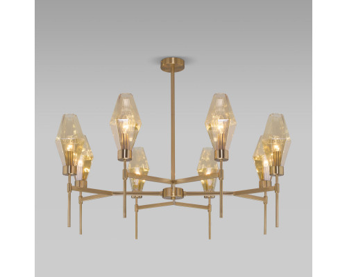 Заказать Люстра на штанге Eurosvet 60143/8 латунь| VIVID-LIGHT.RU