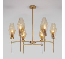 Люстра на штанге Eurosvet 60143/6 латунь