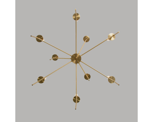 Заказать Люстра на штанге Eurosvet 60142/9 латунь| VIVID-LIGHT.RU