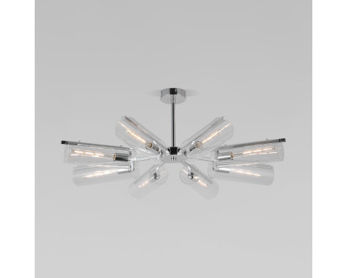Оформить заказ Люстра на штанге Eurosvet 70144/8 хром| VIVID-LIGHT.RU