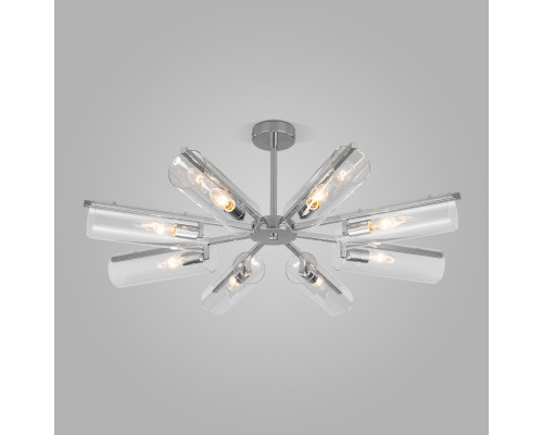 Оформить заказ Люстра на штанге Eurosvet 70144/8 хром| VIVID-LIGHT.RU