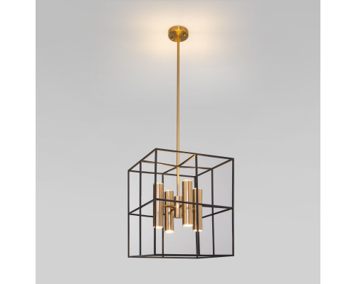 Оформить заказ Люстра на штанге Eurosvet 70142/8 латунь| VIVID-LIGHT.RU