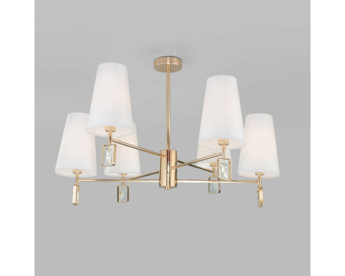 Оформить заказ Люстра на штанге Eurosvet 60137/6 золото| VIVID-LIGHT.RU