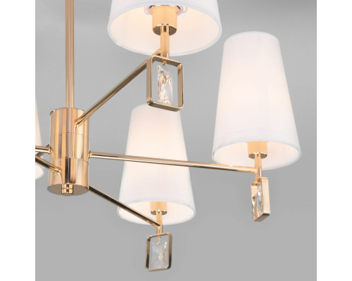 Оформить заказ Люстра на штанге Eurosvet 60137/6 золото| VIVID-LIGHT.RU