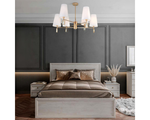 Оформить заказ Люстра на штанге Eurosvet 60137/6 золото| VIVID-LIGHT.RU